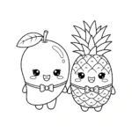 imprimer coloriage Mango gratuit