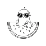 coloriage Mango à imprimer pour enfant de 8 ans