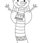 coloriage Noël Kawaii updated pour enfants à imprimer