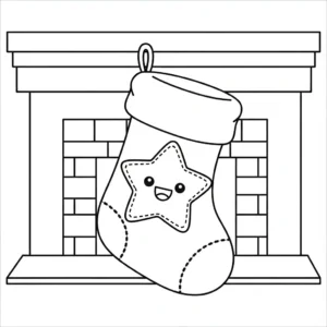 coloriage Noël Kawaii updated et decoupage