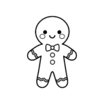 coloriage Noël Kawaii updated pour enfants à imprimer