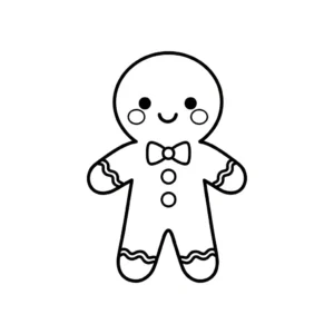 coloriage Noël Kawaii updated pour enfants à imprimer