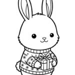 coloriage Noël Kawaii updated à imprimer gratuitement pdf