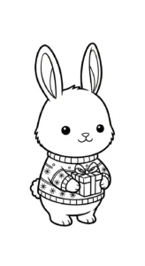 coloriage Noël Kawaii updated à imprimer gratuitement pdf