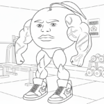 image pour coloriage Odin Din Din Dun enfant
