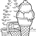 coloriage Pique Nique pour enfant