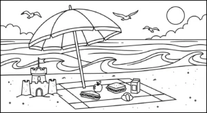 coloriage Pique Nique a colorier en ligne