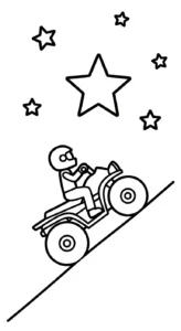coloriage Quad updated et dessin a imprimer