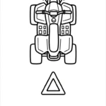 coloriage Quad updated pour enfant de 3 ans