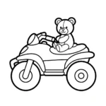 coloriage Quad updated pour primaire