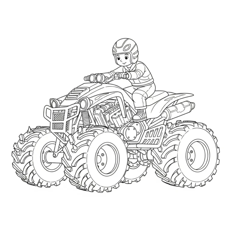 Tranh tô màu Quad