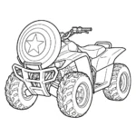 coloriage Quad updated à imprimer
