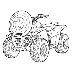 coloriage Quad updated à imprimer