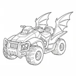 coloriage Quad updated pour enfant de 5 ans