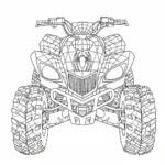 coloriage Quad updated a dessiner et imprimer