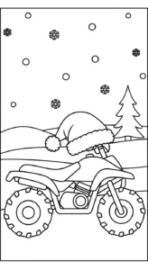 a imprimer coloriage Quad updated gratuit
