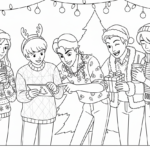 coloriage Saja Boys Noël en ligne