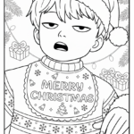 coloriage Saja Boys Noël gratuit pour enfants