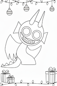 coloriage Sprunki Noël en ligne
