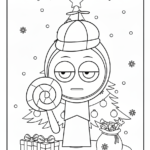 coloriage Sprunki Noël en ligne pour enfant