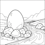 imprimer coloriage Volcan updated gratuit