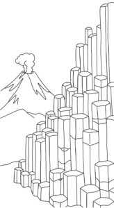 coloriage Volcan updated d