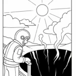 coloriage Volcan updated à imprimer kawaii