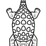 coloriage Ankylosaurus à imprimer pdf gratuit