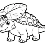 coloriage Ankylosaurus à imprimer gratuitement pdf