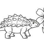 a imprimer coloriage Ankylosaurus gratuit