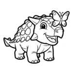 coloriage Ankylosaurus et dessins