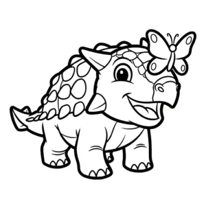 coloriage Ankylosaurus et dessins
