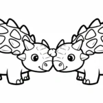 imprimer coloriage Ankylosaurus gratuit