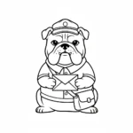 télécharger coloriage Bouledogue gratuit