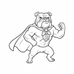coloriage Bouledogue à imprimer pdf gratuit