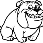 coloriage Bouledogue à imprimer pdf gratuit