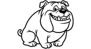 coloriage Bouledogue à imprimer pdf gratuit