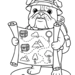 coloriage Bouledogue à imprimer pour enfant de 10 ans