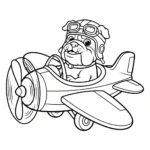 coloriage Bouledogue d