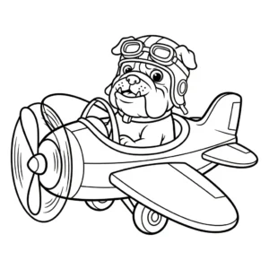 coloriage Bouledogue d