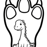 coloriage Brachiosaurus pour enfant a imprimer gratuit