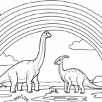 coloriage Brachiosaurus pour enfant