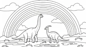coloriage Brachiosaurus pour enfant