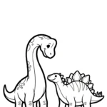 coloriage Brachiosaurus gratuit a imprimer