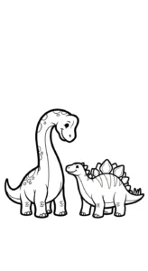 coloriage Brachiosaurus gratuit a imprimer