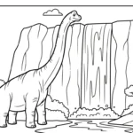 coloriage Brachiosaurus a imprimer