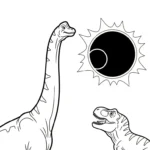 coloriage Brachiosaurus a colorier en ligne gratuitement