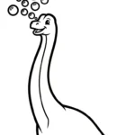 coloriage Brachiosaurus à imprimer pour enfant de 10 ans