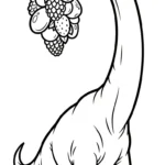 coloriage Brachiosaurus gratuit en ligne