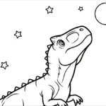coloriage Carnotaurus d